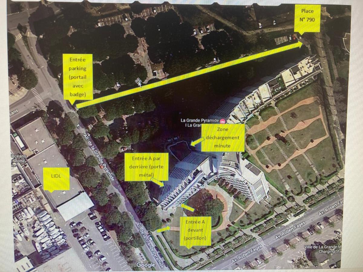 Reve Bleu Residence La Grande Pyramide Vue Port Hyper Centre Wifi Parking Prive Gratuit Dış mekan fotoğraf
